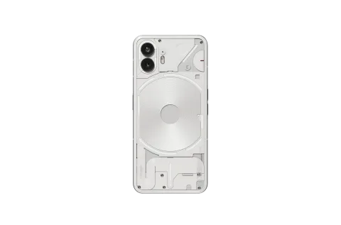Nothing Phone (2) in White, back view