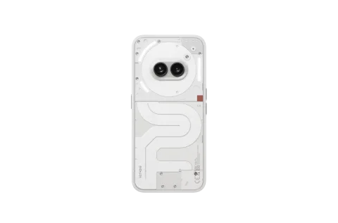 Nothing Phone (2a) in Milk, back view