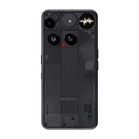 Nothing Phone (3) in Black, back view