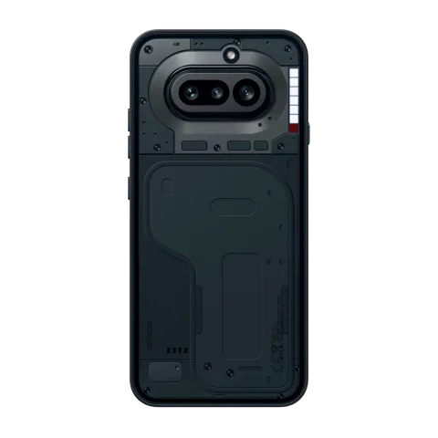 Nothing Phone (4a) in Black, back view
