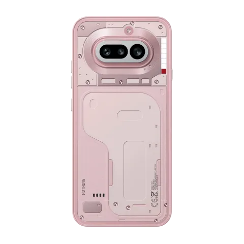 Nothing Phone (4a) in Pink, back view