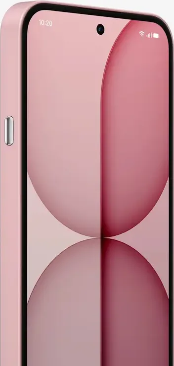 Nothing Phone (4a) front view at an angle, screen on