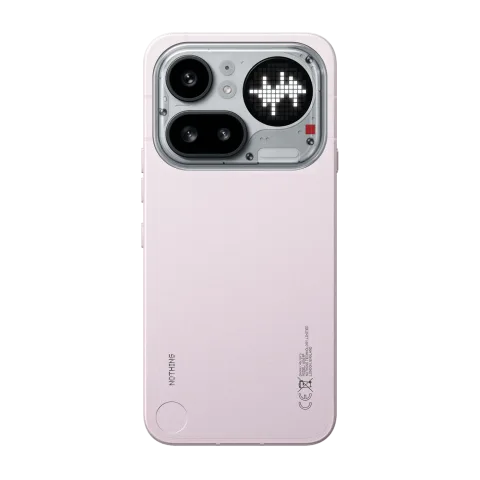 Nothing Phone (4a) Pro in Pink, back view