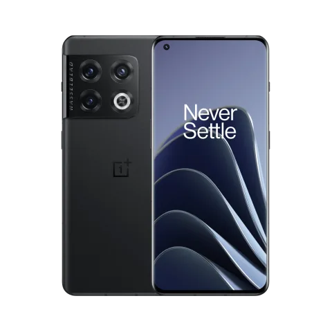 OnePlus 10 Pro in Volcanic Black, back view