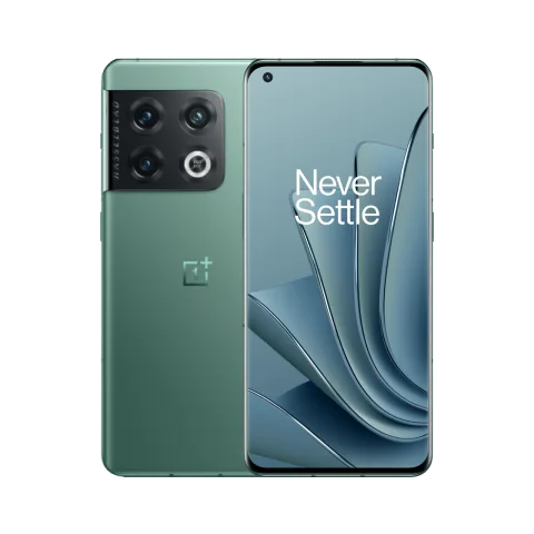 OnePlus 10 Pro in Emerald Forest, back view