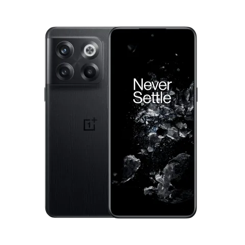 OnePlus 10T in Moonstone Black, back view