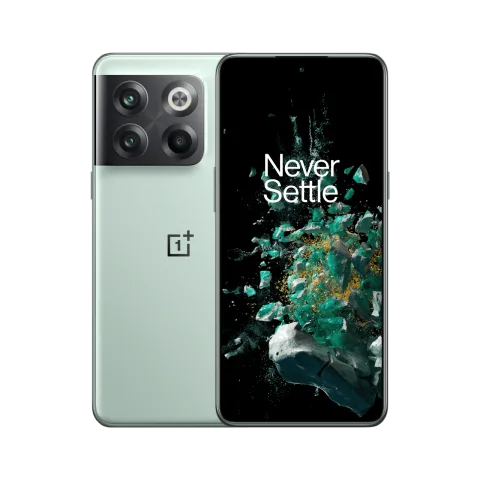 OnePlus 10T in Jade Green, back view