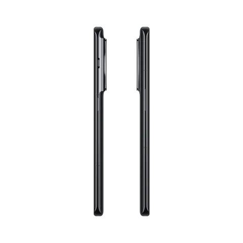 OnePlus 11 in Titan Black, side profile view