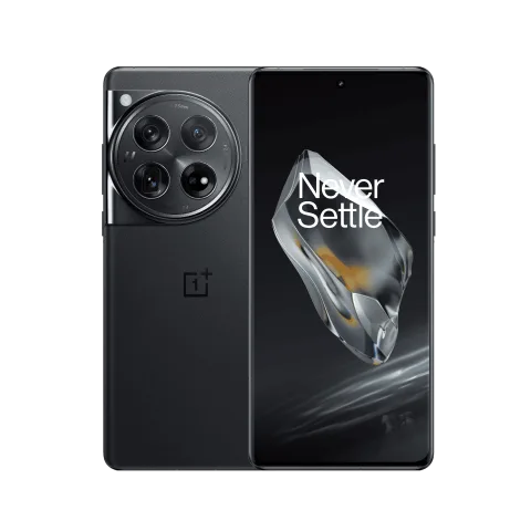 OnePlus 12 in Silky Black, back view