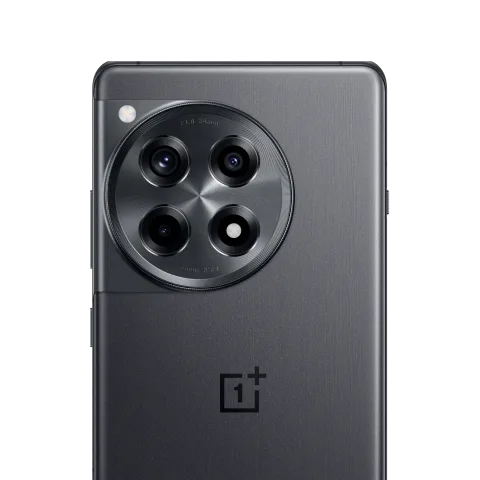 OnePlus 12R in Iron Gray, rear camera close-up
