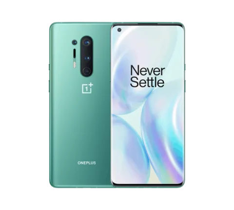 OnePlus 8 Pro in Glacial Green, back view