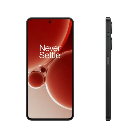 OnePlus Nord 3 in Tempest Gray, angled view.