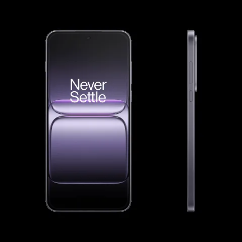 OnePlus Nord 5 in Phantom Grey, front display and side profile.