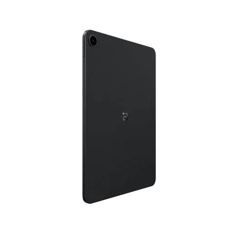 OnePlus Pad Go 2 in Shadow Black, back angled view
