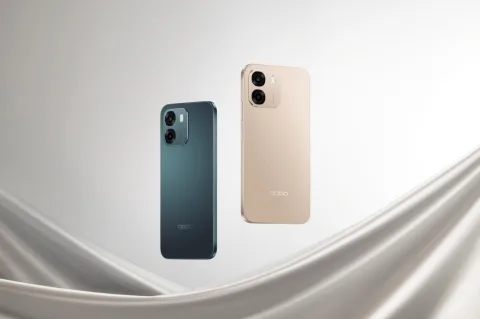 Oppo A6 4G rear camera module macro close-up
