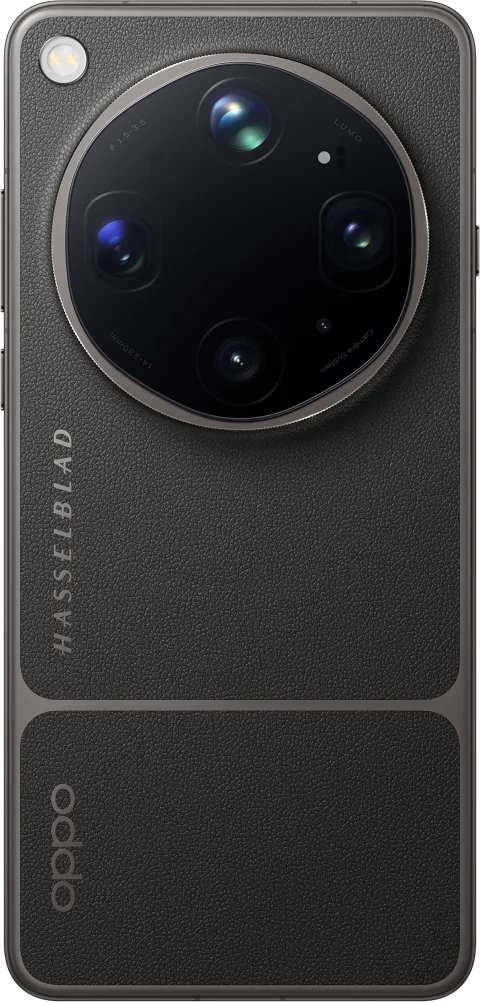 Oppo Find X9 Ultra Hasselblad camera module close-up, straight-on