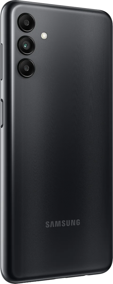 Samsung Galaxy A04s in Black, back view