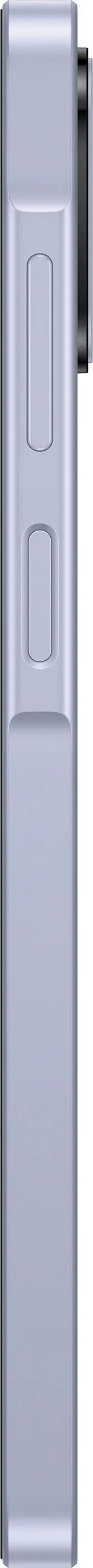 Samsung Galaxy A07 5G in Light Violet, back close-up