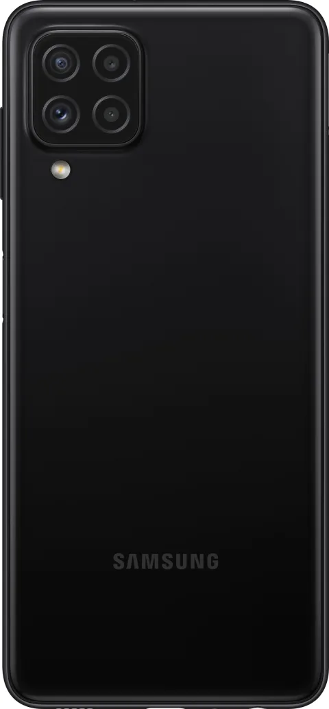 Samsung Galaxy A22 in Black, back view