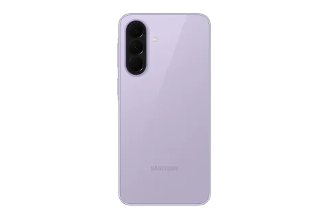 Samsung Galaxy A37 5G in Awesome Lavender, back view