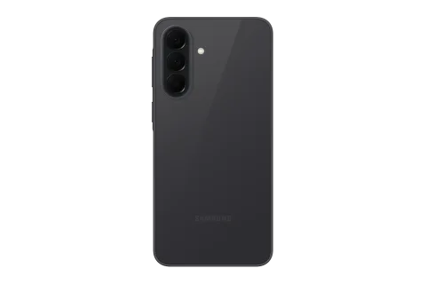 Samsung Galaxy A37 5G in Awesome Charcoal, back view