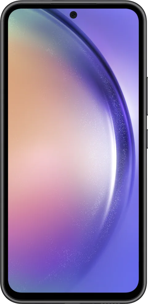 Samsung Galaxy A54 in Awesome Black, front view