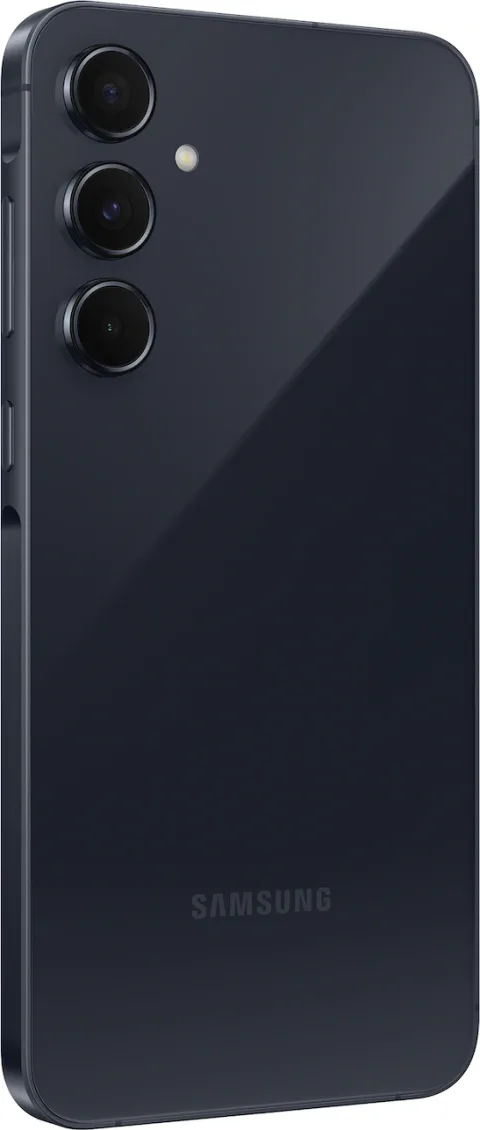 Samsung Galaxy A55 in Awesome Navy, back view
