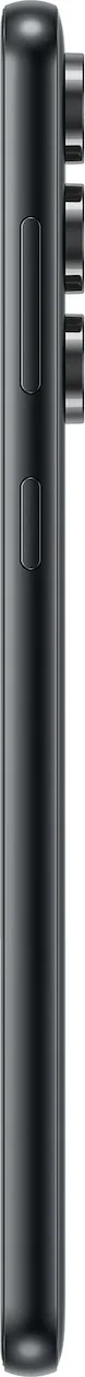 Samsung Galaxy M55 5G in Black, back three-quarter angle