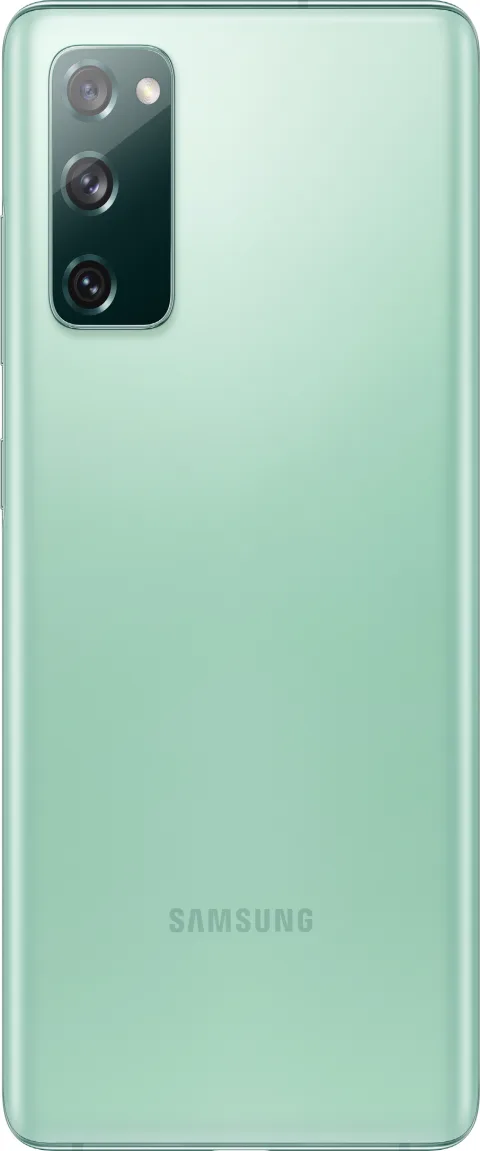 Samsung Galaxy S20 FE, back view, Cloud Mint