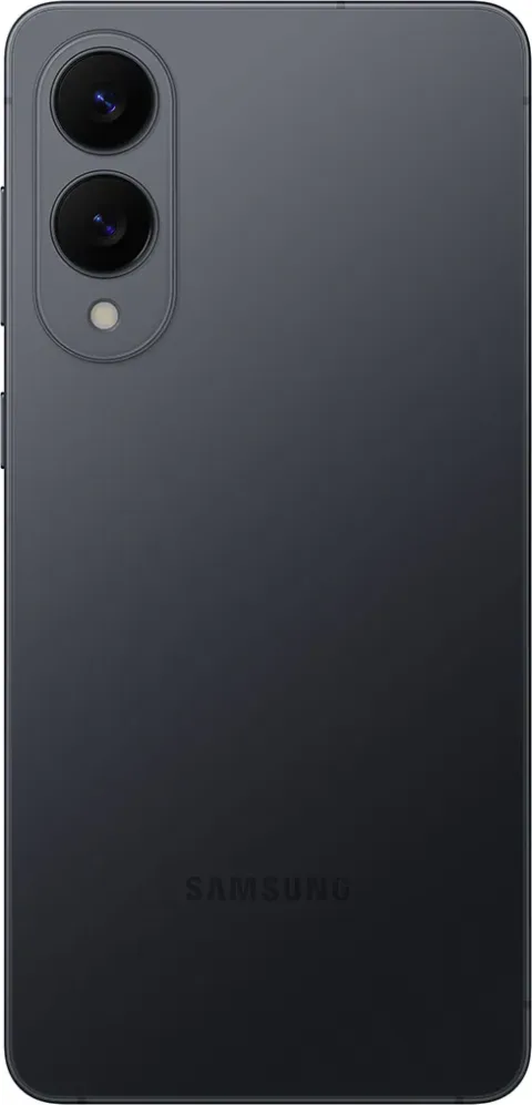 Samsung Galaxy S25 Edge in Titanium Jetblack, back view