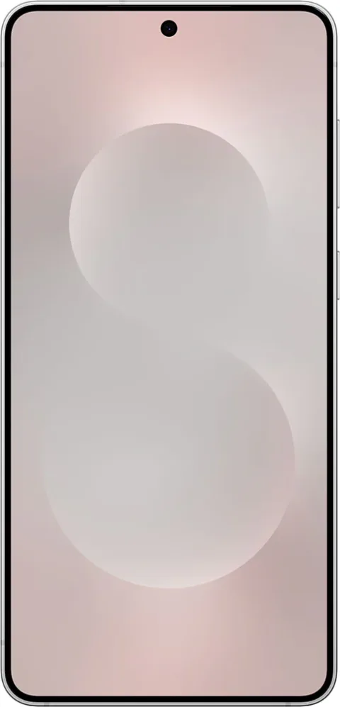 Samsung Galaxy S25 Edge in Silver, front view