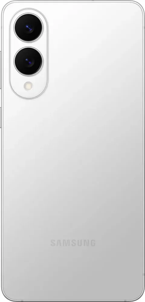Samsung Galaxy S25 Edge in Silver, back view
