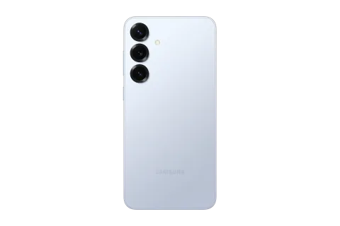 Samsung Galaxy S25+ in Icyblue, back view