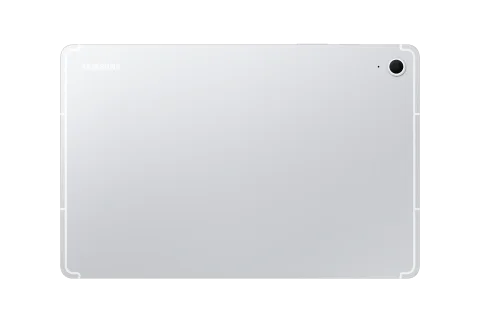 Samsung Galaxy Tab S10 FE in Silver, back view