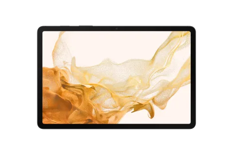 Samsung Galaxy Tab S8 in Graphite, front view
