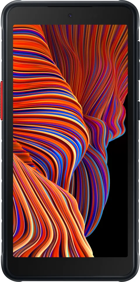 Samsung Galaxy XCover 5 in Black, front view