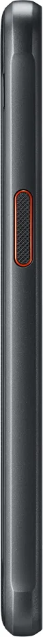 Samsung Galaxy XCover Pro in Black, side profile