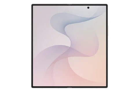 Samsung Galaxy Z Fold8 Ultra in Cream, unfolded, main display facing forward