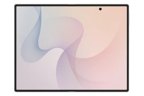 Samsung Galaxy Z Fold8 in Cream, unfolded, 7.6-inch main display facing forward