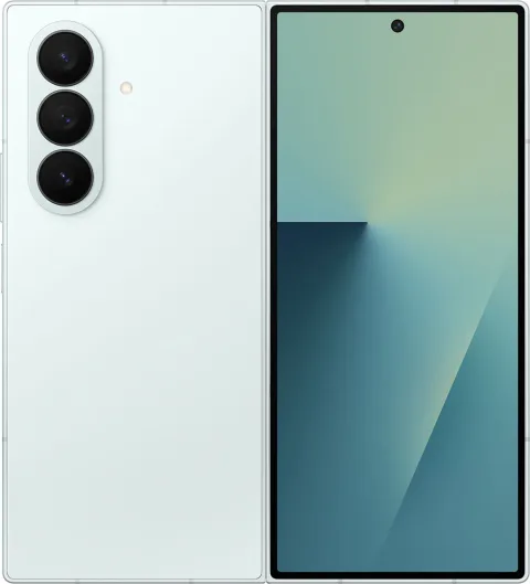 Samsung Galaxy Z Fold7 in Mint, unfolded main display