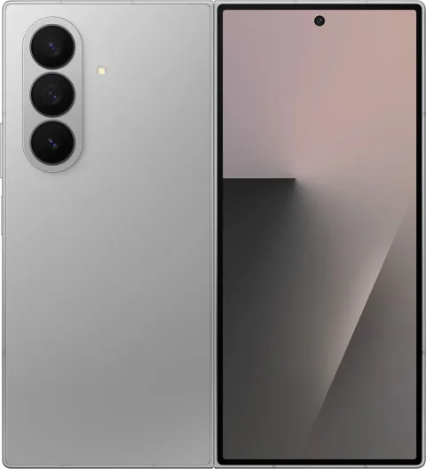 Samsung Galaxy Z Fold7 in Silver Shadow, unfolded main display