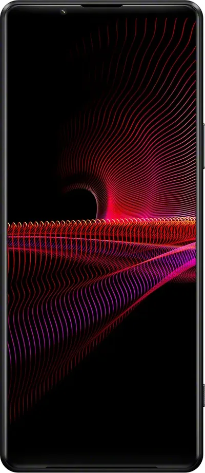 Sony Xperia 1 III in Frosted Black, front view