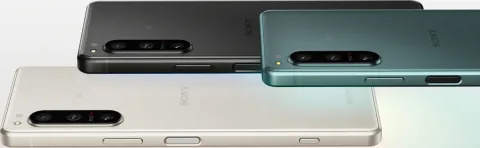 Sony Xperia 5 IV colour lineup in Green, Ecru White and Black
