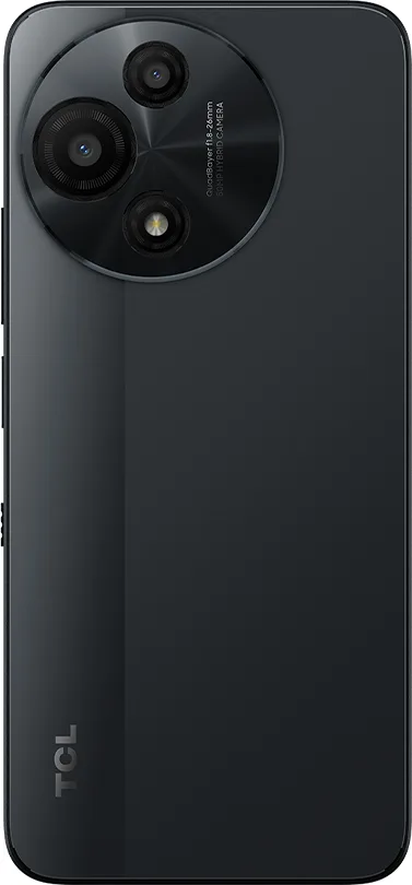 TCL 60 SE NXTPAPER 5G in Black, back view