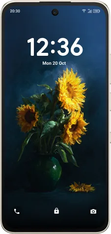 TCL NXTPAPER 70 Pro in Gold, front view