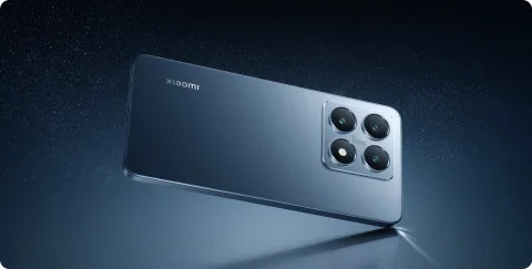 Xiaomi 14T in Titan Blue, back view