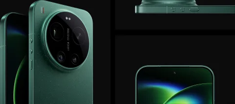 Xiaomi 17 Ultra in Starlit Green, multi-angle view