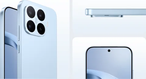 Xiaomi 17T in Blue, multi-angle view