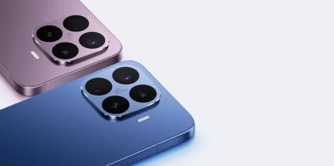 Xiaomi 17T Pro rear camera modules in Deep Blue and Deep Violet