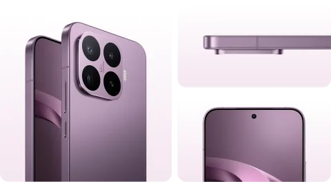 Xiaomi 17T Pro in Deep Violet, multi-angle view